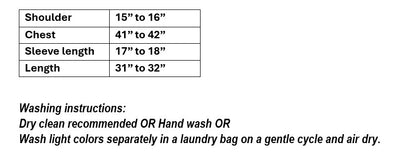 Women's light grey color blouse with strips in XL