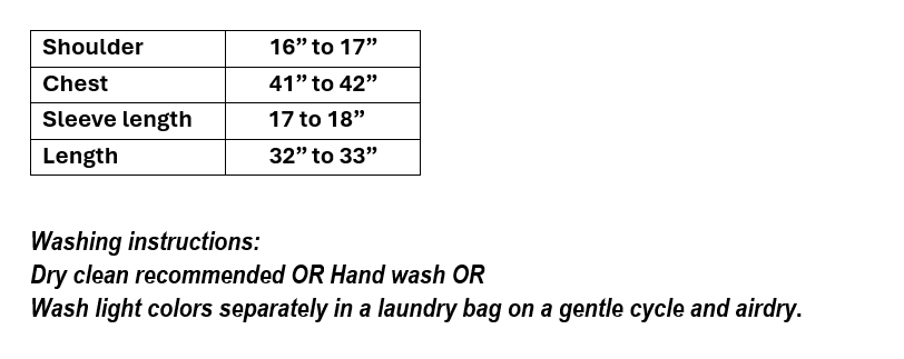 Women’s Lavender Sheer Organza Embroidered Top in XL