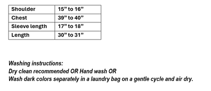 Women's multi-colored blouse in L