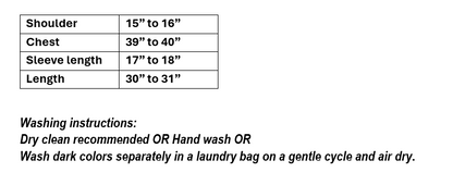 Women's muslin silk blouse in L