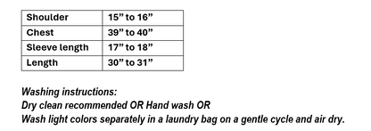 Women's off-white cotton blouse with applique in L