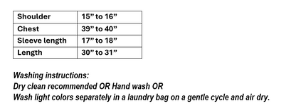 Women's light peach color blouse in muslin silk in L