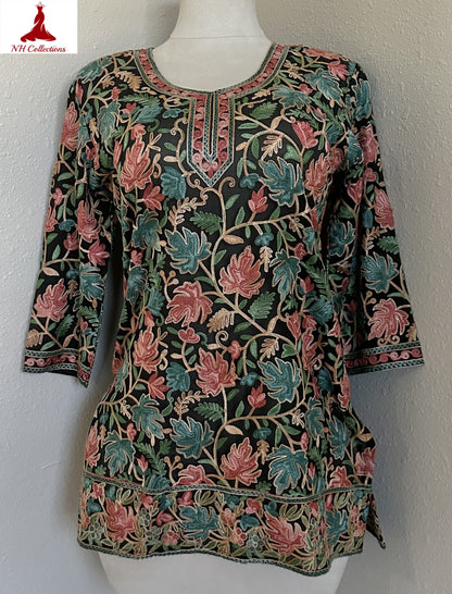 Kashmiri aari work Kurta