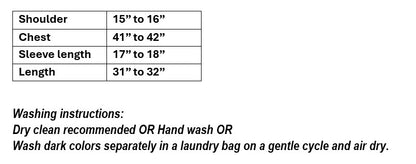 Women's black color blouse in ruby cotton with Kashmiri aari work in XL