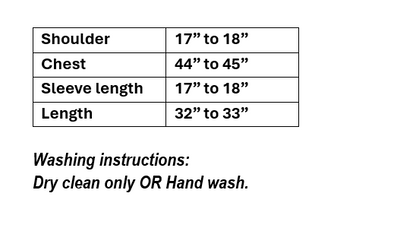 Men's brown color satin cotton short kurta in 2XL