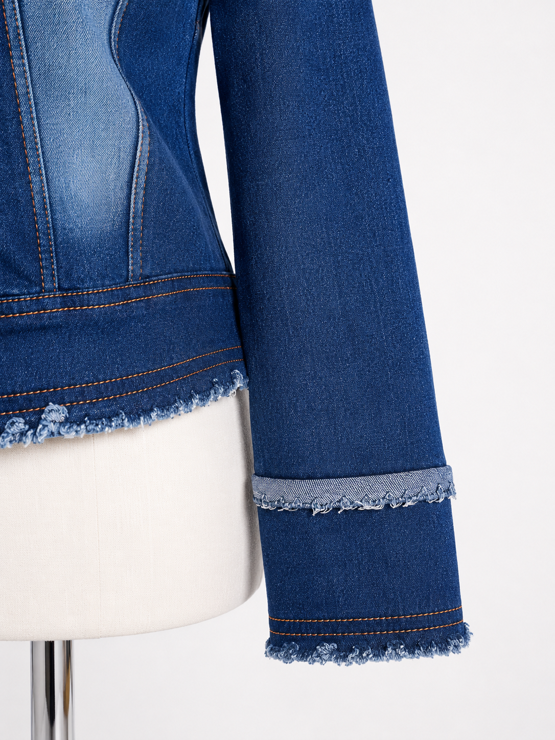 Youth Girl's Denim Embroidered Jacket