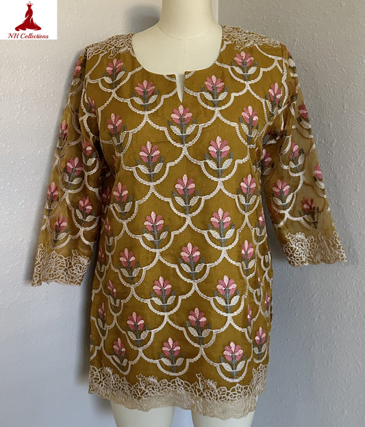 floral pattern kurta