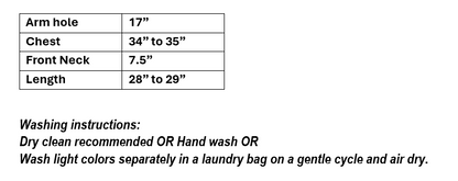 Women's sleeveless block printed cotton blouse in XS