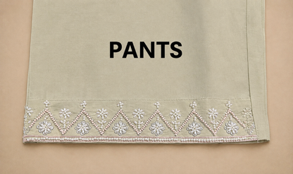 Women's Mint green mul chanderi silk coord set in XL