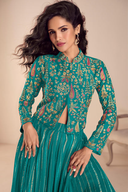 Women's Silk Crop top lehengas from M to 3XL