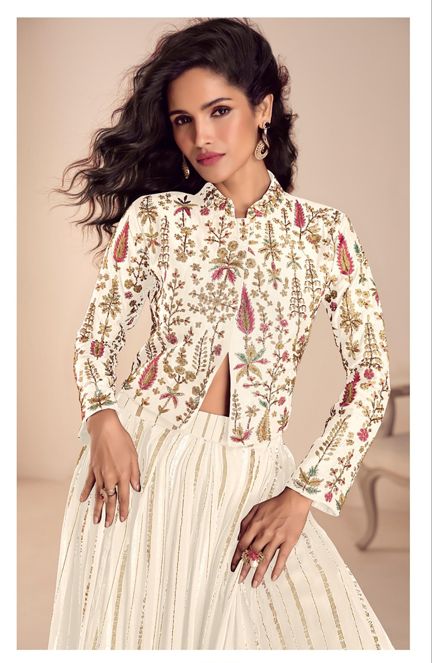 Women's Silk Crop top lehengas from M to 3XL