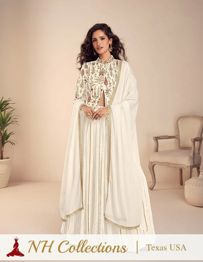 Women's Silk Crop top lehengas from M to 3XL