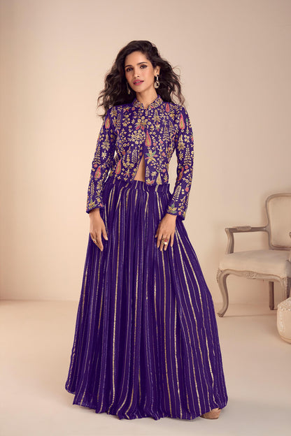 Women's Silk Crop top lehengas from M to 3XL
