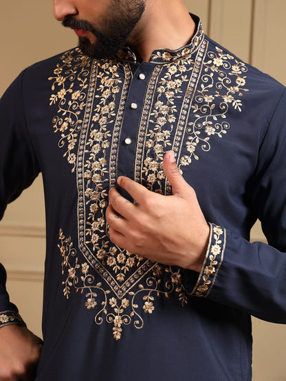 Men’s Armani Lachka fabric kurta set from L to 5XL