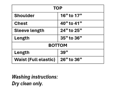 Women's black georgette co-ord set with colorful all over embroidery in L