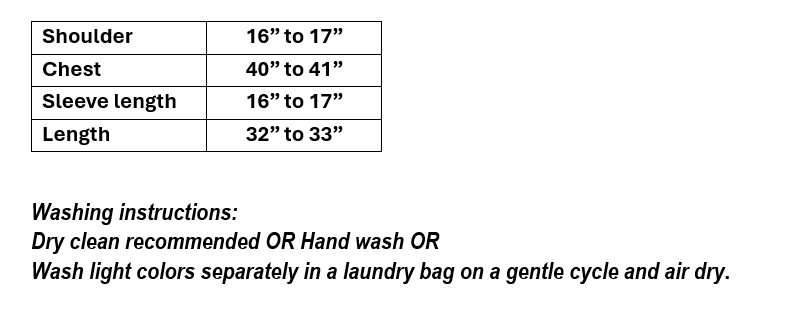 Women's light brown tunic in L