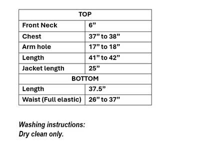 Women's black woolen co-ord set with embroidered jacket in M