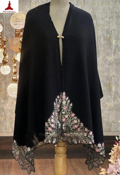 Women's knitted Stole cum cape Style 1