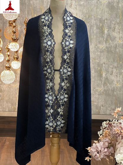 Women's knitted stole cum cape Style 2