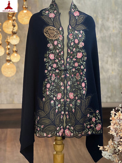 Women's embroidered Cape with applique work Style 3