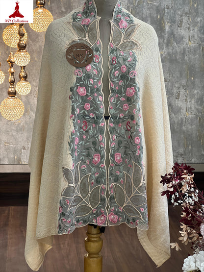 Women's embroidered Cape with applique work Style 3