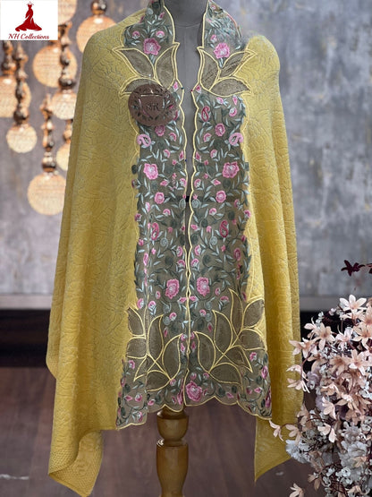 Women's embroidered Cape with applique work Style 3
