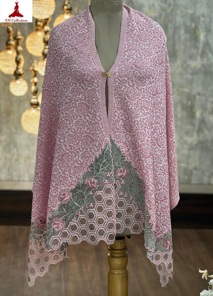 Women's embroidered Cape with applique work Style 4