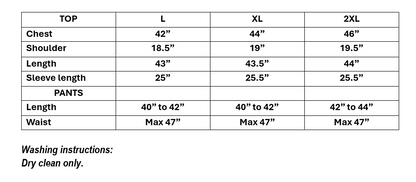 Men's kurta set in heavy jacquard from L to 2XL