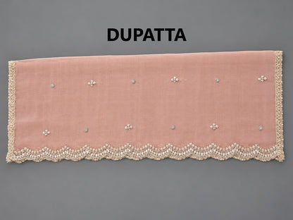 Women's Crystal Silk Pearl Embroidered Kurta set in XL & 2XL