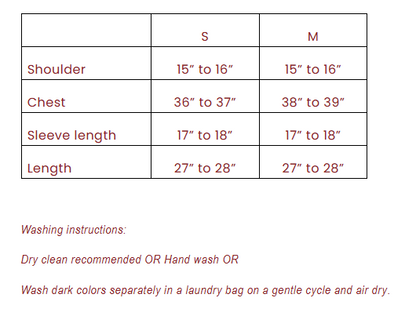 Women's Black frock style blouse