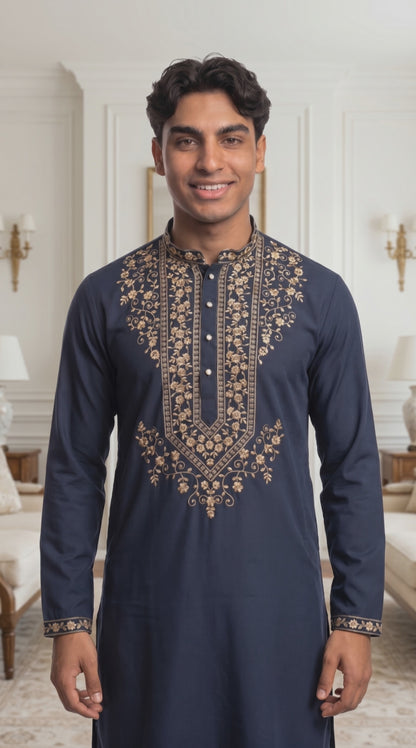 Men’s Armani Lachka fabric kurta set from L to 5XL